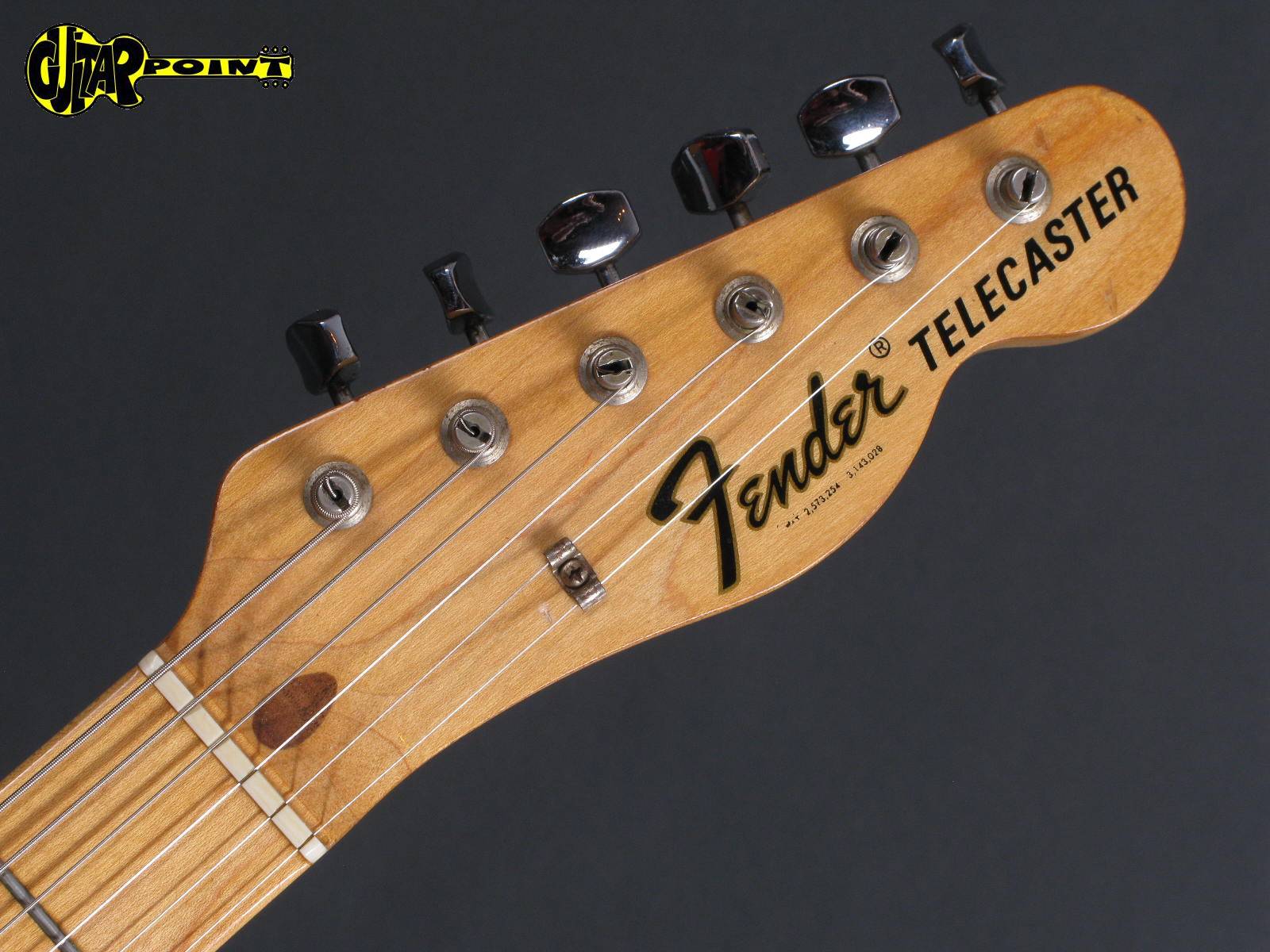 Fender Telecaster Thinline 1969 3Tone Sunburst Guitar For Sale GuitarPoint