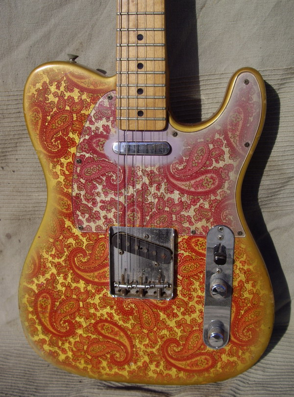 Fender Telecaster Paisley 1969 Paisley Guitar For Sale Hendrix Guitars 9568