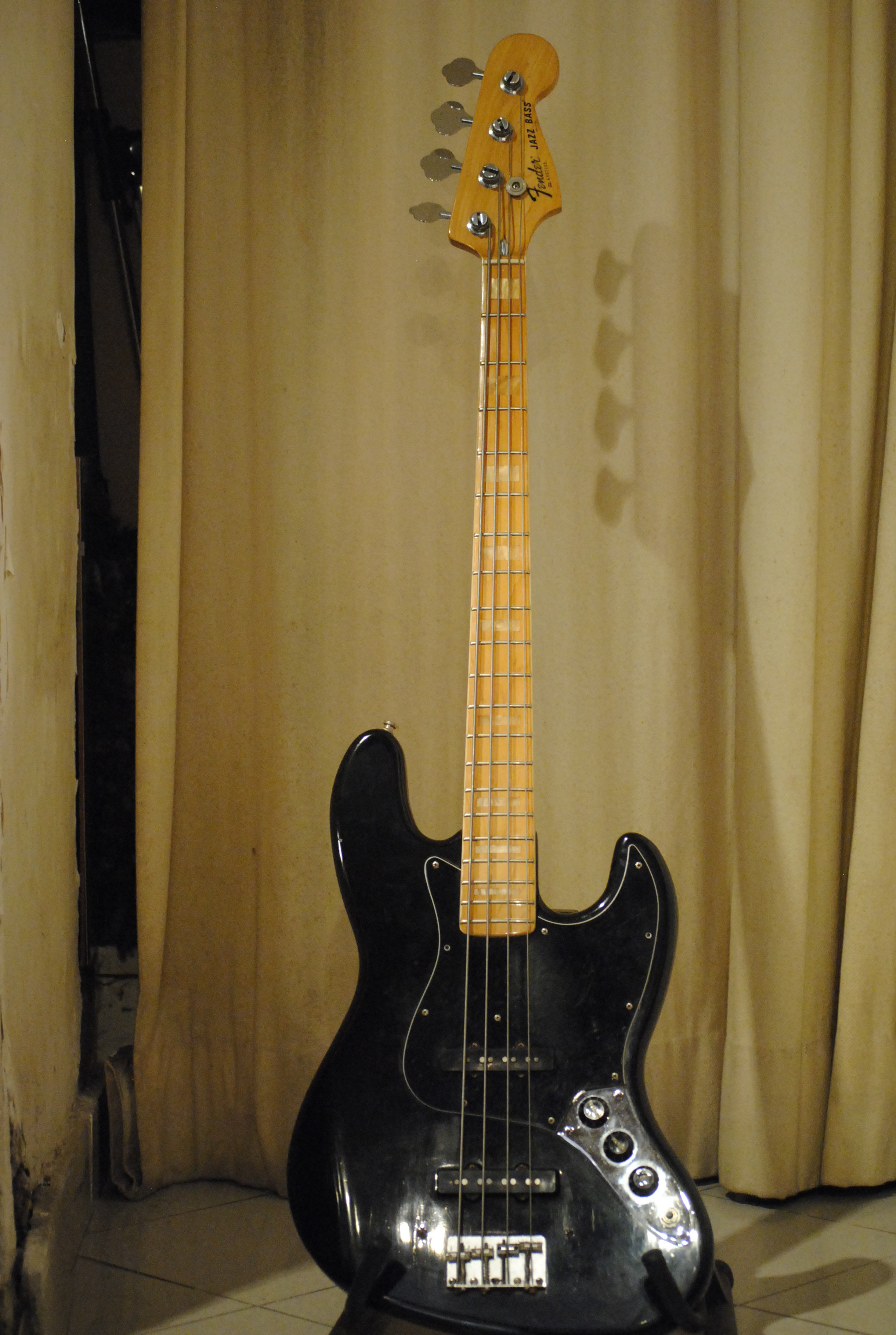 Fender Jazz Bass 1978 Black Bass For Sale Rome Vintage Guitars