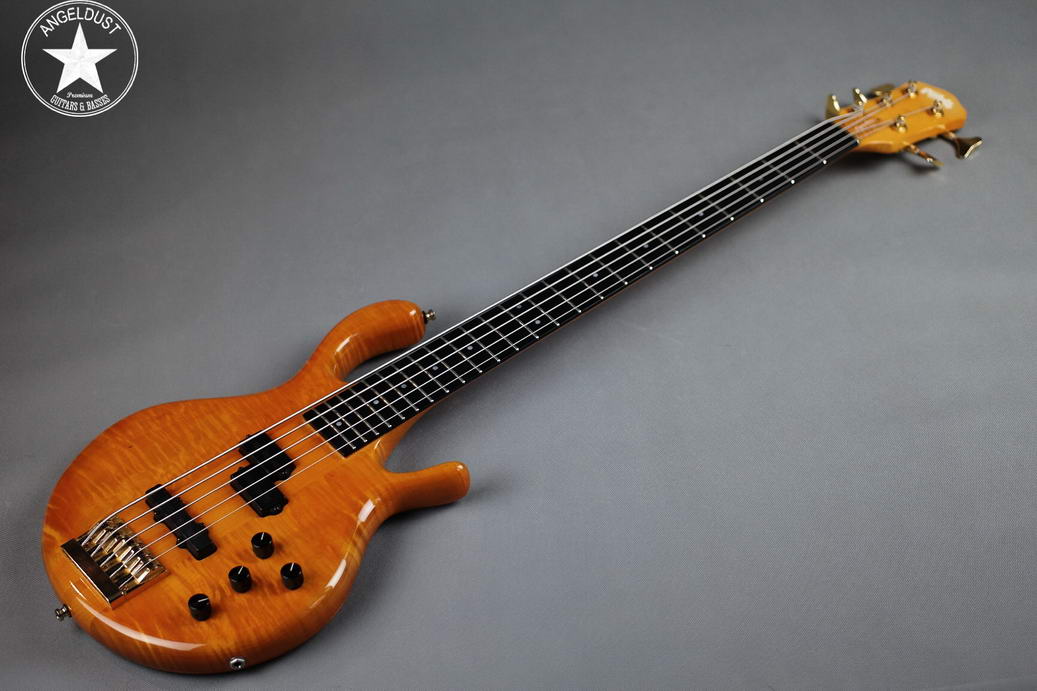 Pedulla MVP 5 Signature 1993 Honey Bass For Sale AngelDust Guitars