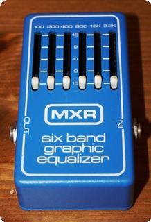 Mxr Six Band Eq 1980's Blue Effect