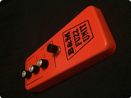 B&m Fuzz Unit 1975 Orange