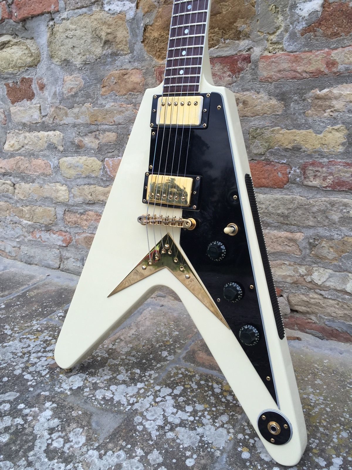 Gibson Flying V Heritage Reissue 58 FF82 1982 White Guitar For Sale