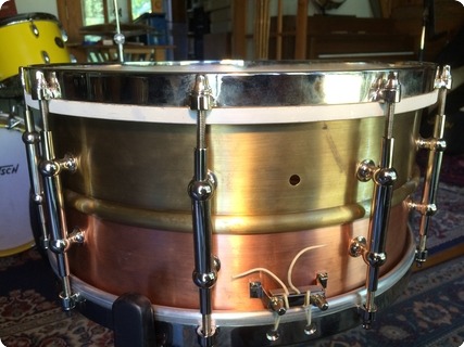 Ak Drums 6 1/2 X14 10 Lug 2013 Copper/brass