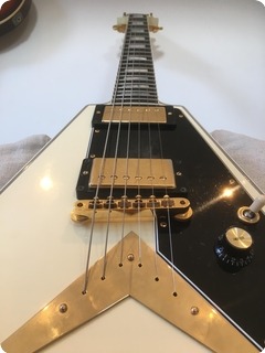 Gibson   Custom Shop Flying V Custom 2007 White