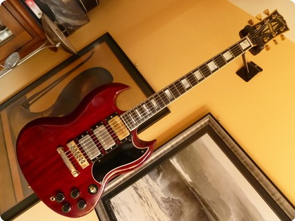 Gibson Sg Custom 1977 Dark Cherry