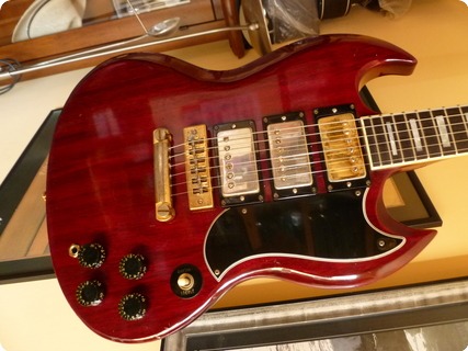 Gibson Sg Custom 1977 Dark Cherry