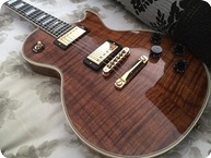 Gibson-Les Paul Custom Koa-2008-Flamed Koa