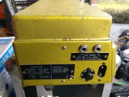 Binson Echorec B2 1970 Yellow