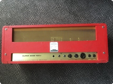 Marshall Super Bass 100 1969 Red