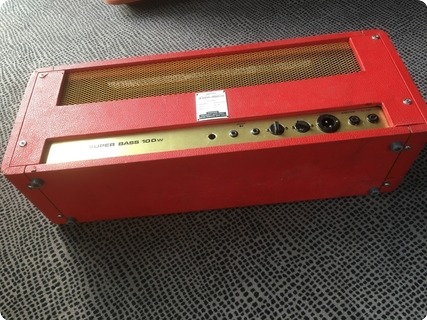 Marshall Super Bass 100 1969 Red