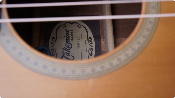 Takamine Np 15  1989 Natural