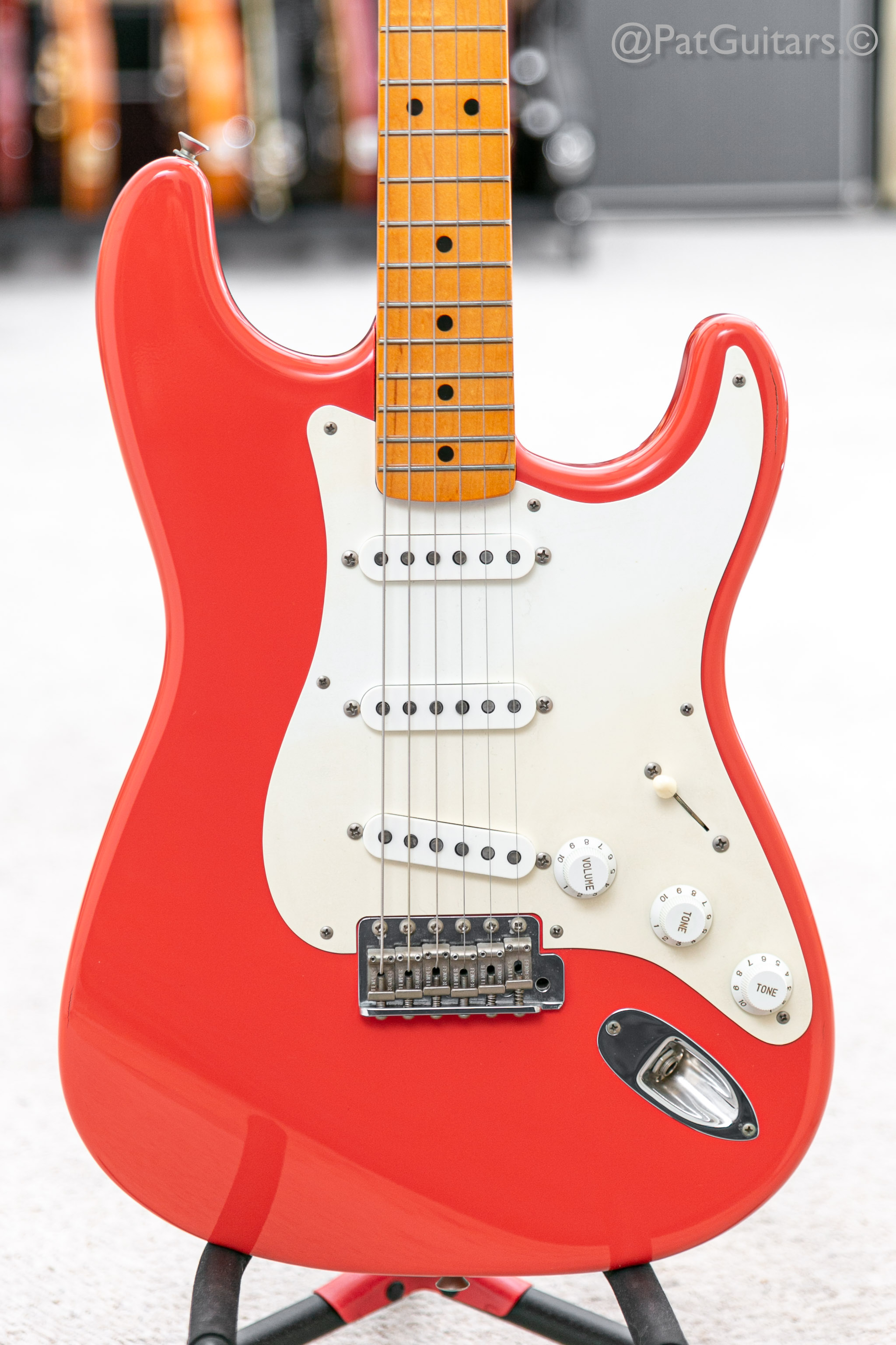 Fender Stratocaster 57 Usa Reissue In Fiesta Red 1957 Strat 1992 Guitar For Sale 9738