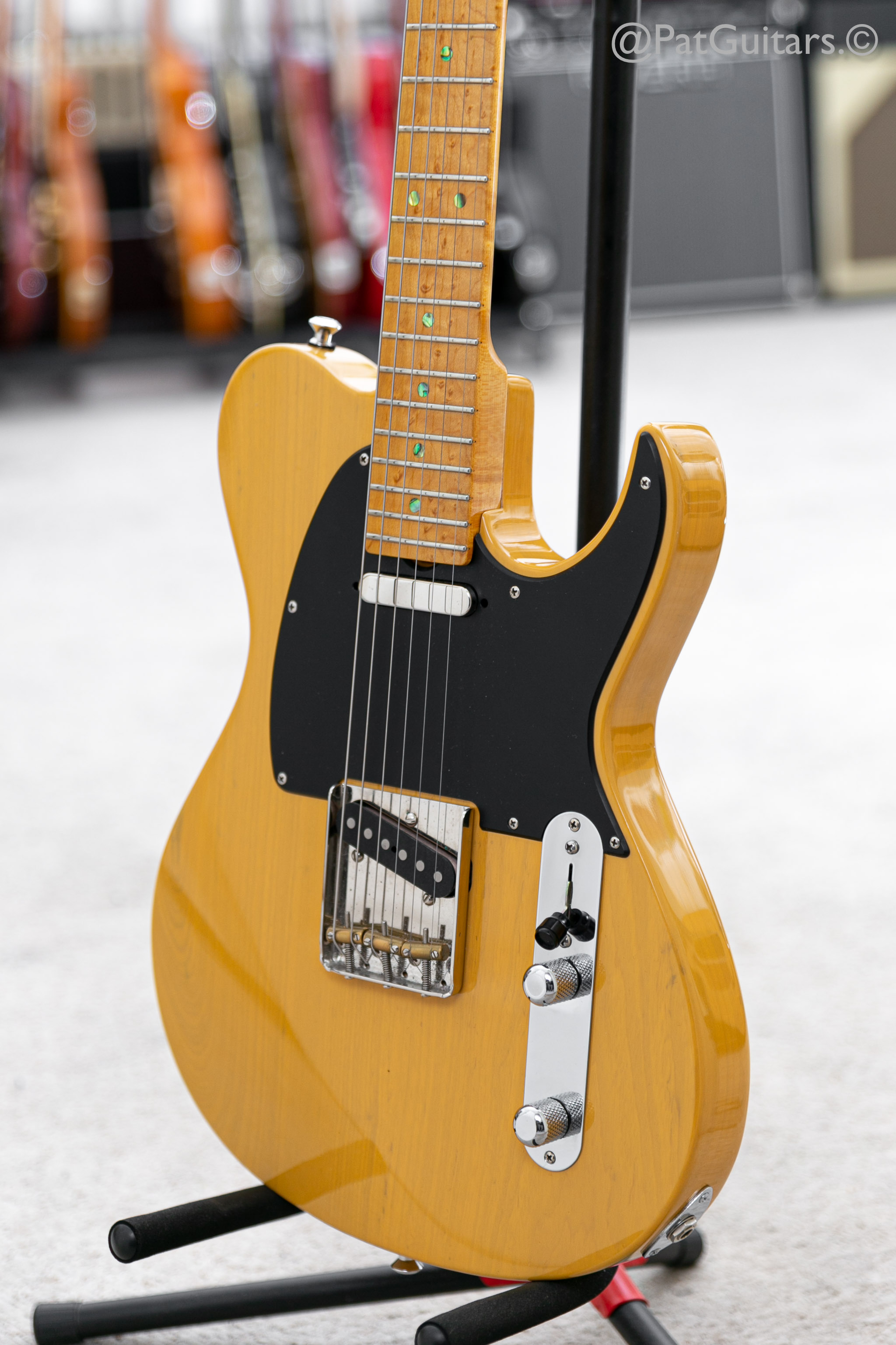 Grosh Guitars Retro Classic Vintage T In Blonde, Birdseye Neck 2010's ...