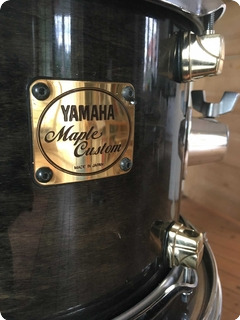 Yamaha Maple Custom Kit 1989 Black Maple Finish