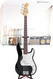 Fender-Precision Bass With Rosewood Fretboard Black-1983