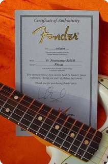 Fender Stratocaster Custom Shop 62 Relic 2012