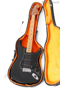 Fender Stratocaster Maple Fretboard In Black 1978 Black