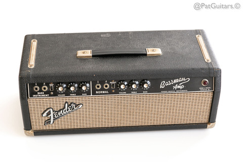 Fender Bassman Blackface 50 Watt Vintage Amp Head 110v 1965