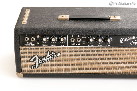 Fender Bassman Blackface 50 Watt Vintage Amp Head 110v 1965