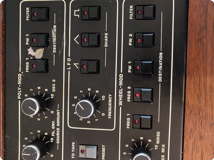 Sequential Circuits Prophet 5 Rev2  1979 Black And Wood 