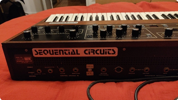 Sequential Circuits Prophet 5 Rev2  1979 Black And Wood 