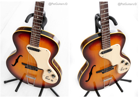 Epiphone  Usa Granada E444t In Sunburst. Es 120t 1969