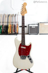 Fender Musicmaster II In Olympic White 6.2lbs. 23 Short Scale 1966