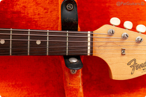 Fender Musicmaster Ii In Olympic White 6.2lbs. 23 Short Scale 1966