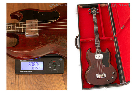 Gibson  Bass Eb 0 In Cherry 6.7lbs! 1968 1990