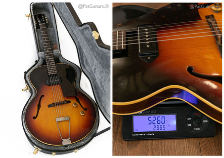 Gibson  Es 125t In Sunburst. Thin Body 1959