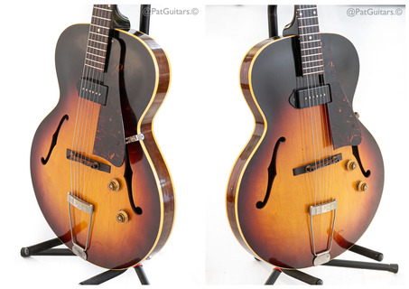 Gibson  Es 125t In Sunburst. Thin Body 1959