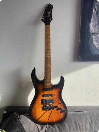 Vantage 218t Superstrat' Mik  + Gigbag 1991 Sunburst