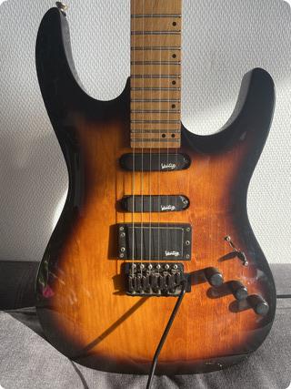 Vantage 218t Superstrat' Mik  + Gigbag 1991 Sunburst