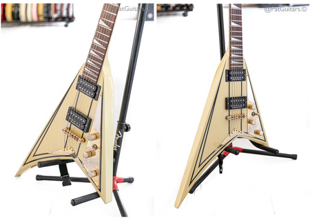 Jackson Pro Series Rr5 Rhoads Mij Ivory With Black Pinstripes 7.2 Lbs 2006