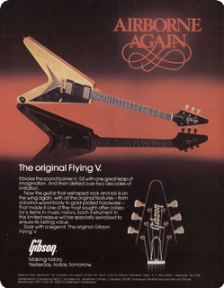 Gibson Flying V Korina Heritage 1982 Natural