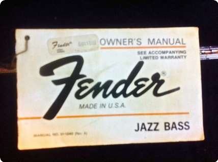 Fender Jazz Bass   1978