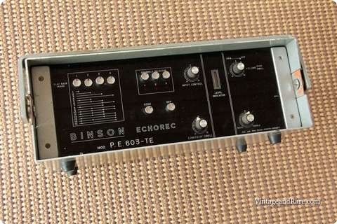 Binson Echorec Pe603 Te On Hold 1975