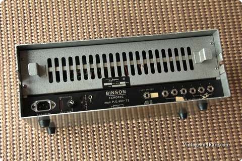 Binson Echorec Pe603 Te On Hold 1975