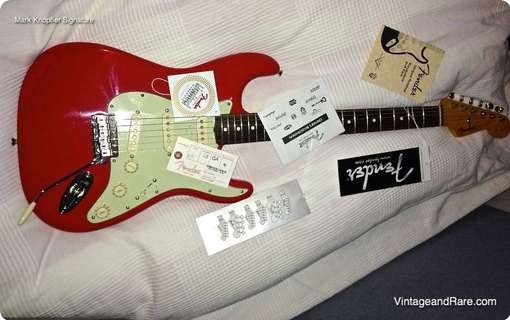 Fender Stratocaster Mark Knopfler Signature 2009 Red