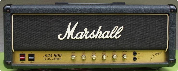 Marshall Jcm 800 1984 Black Tolex