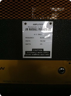 Marshall 1959 Super Lead 1969 Black Tolex / Plexi Panels