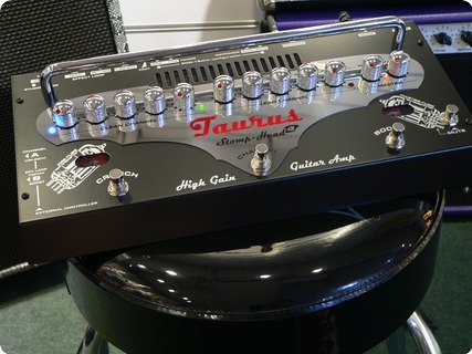 Taurus Amps Stomp Head 4.hg High Gain 2014 Black + Silver