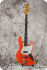 Fender-Jazz Bass-1963-Fiesta Red Refin.