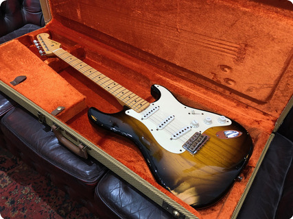 Fender Custom Shop Masterbuilt Chris Fleming 1957 Stratocaster Relic 2007 2 Tone Sunburst