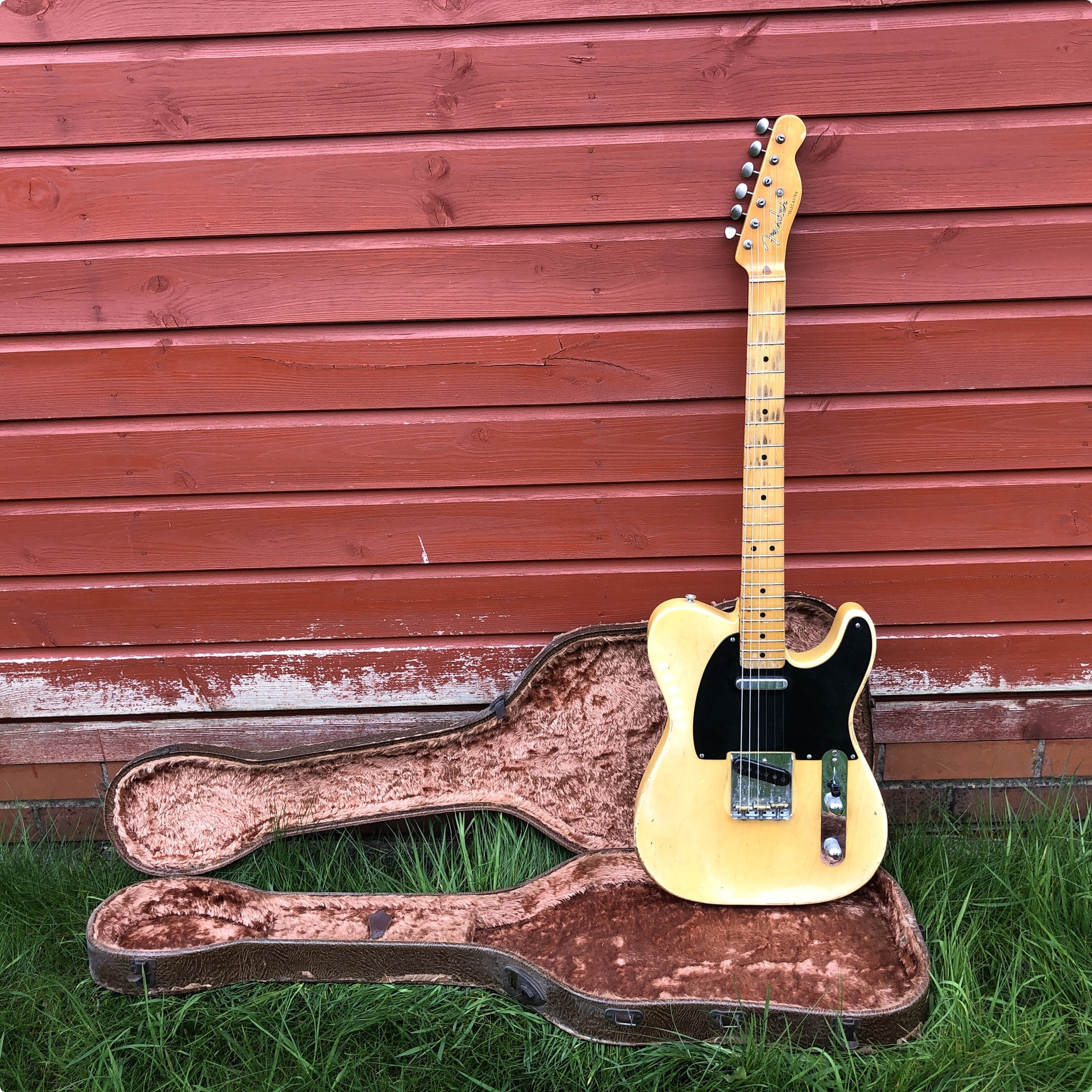 Fender Telecaster Blackguard 1952 Blonde Guitar For Sale Denmark Street ...