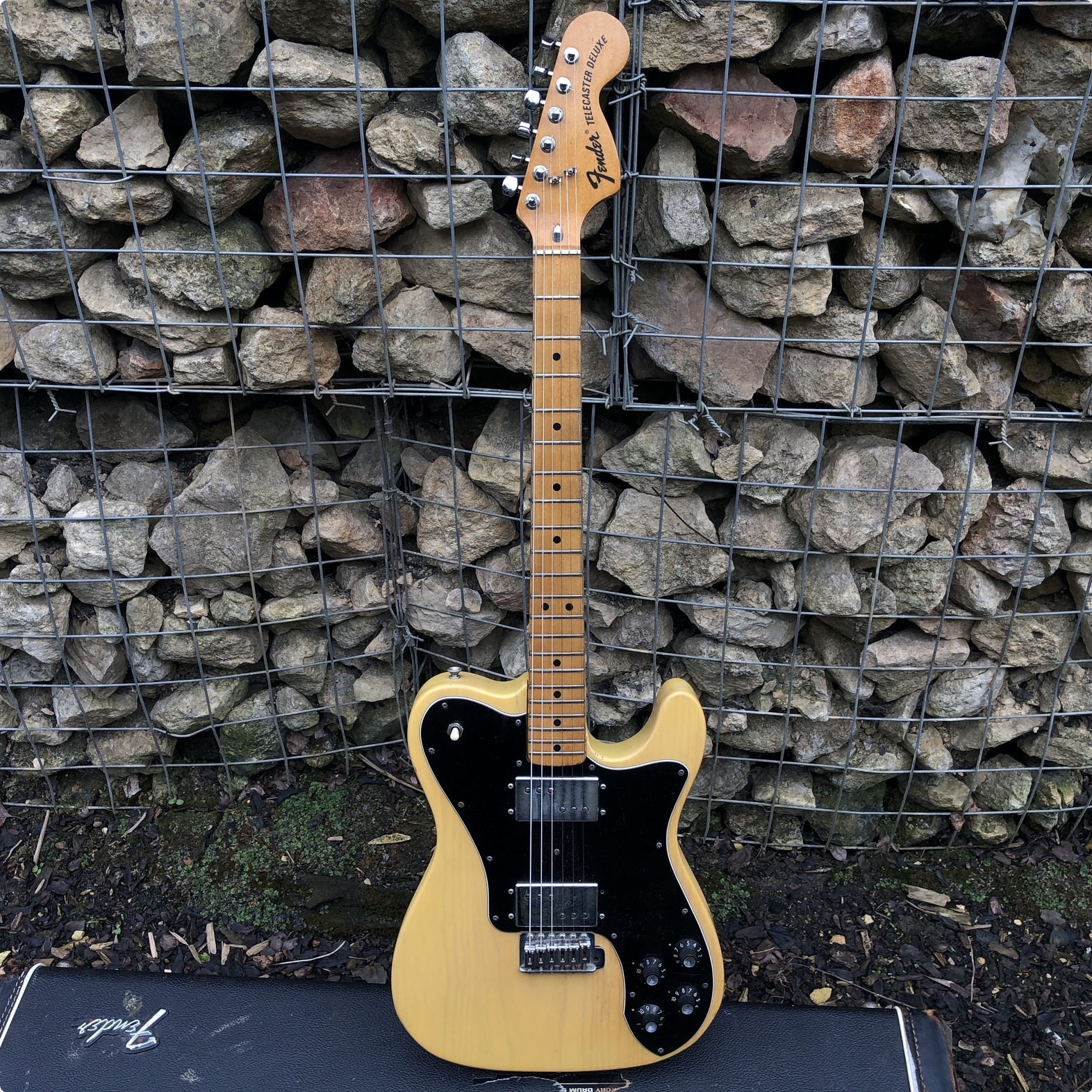 Fender Telecaster Deluxe With Tremolo 1974 Blonde Guitar For Sale ...