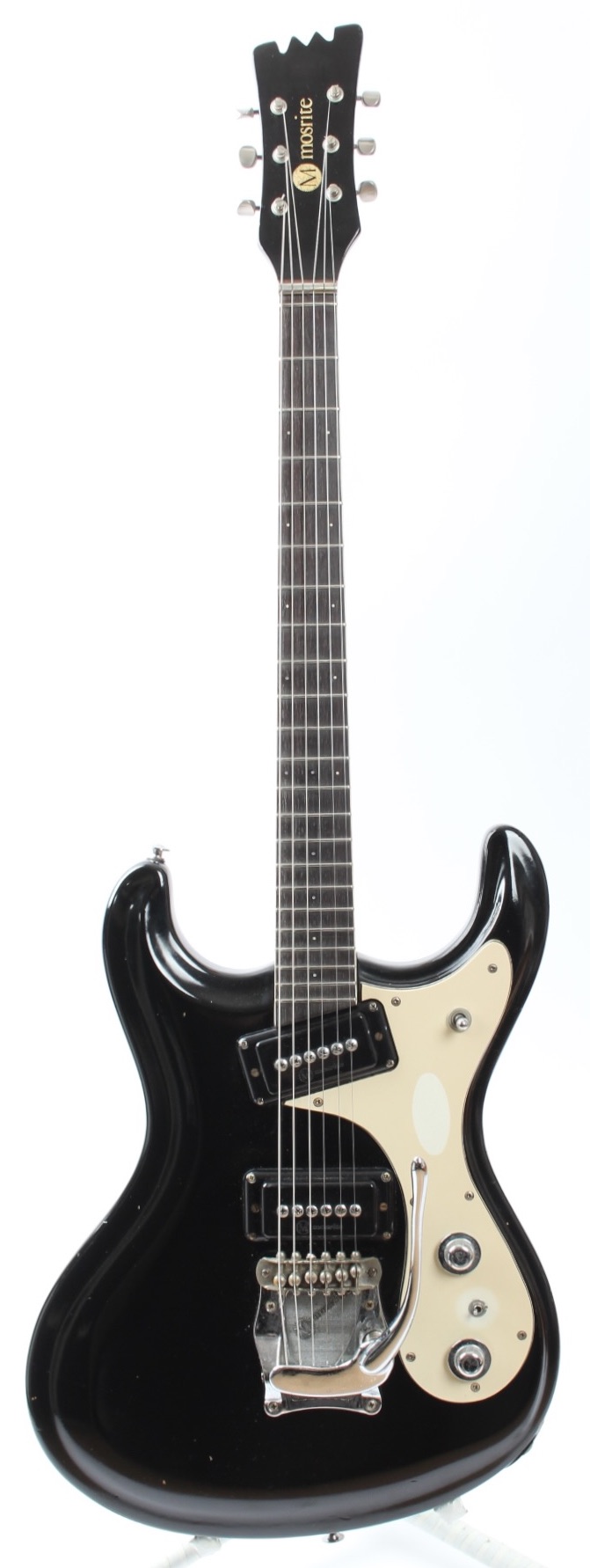 Mosrite Mark I '65 Reissue 1980 Black Guitar For Sale Yeahman's 