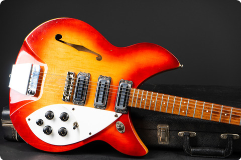 Rickenbacker 345 Rose Morris Stock No 1998 1965 Fireglo