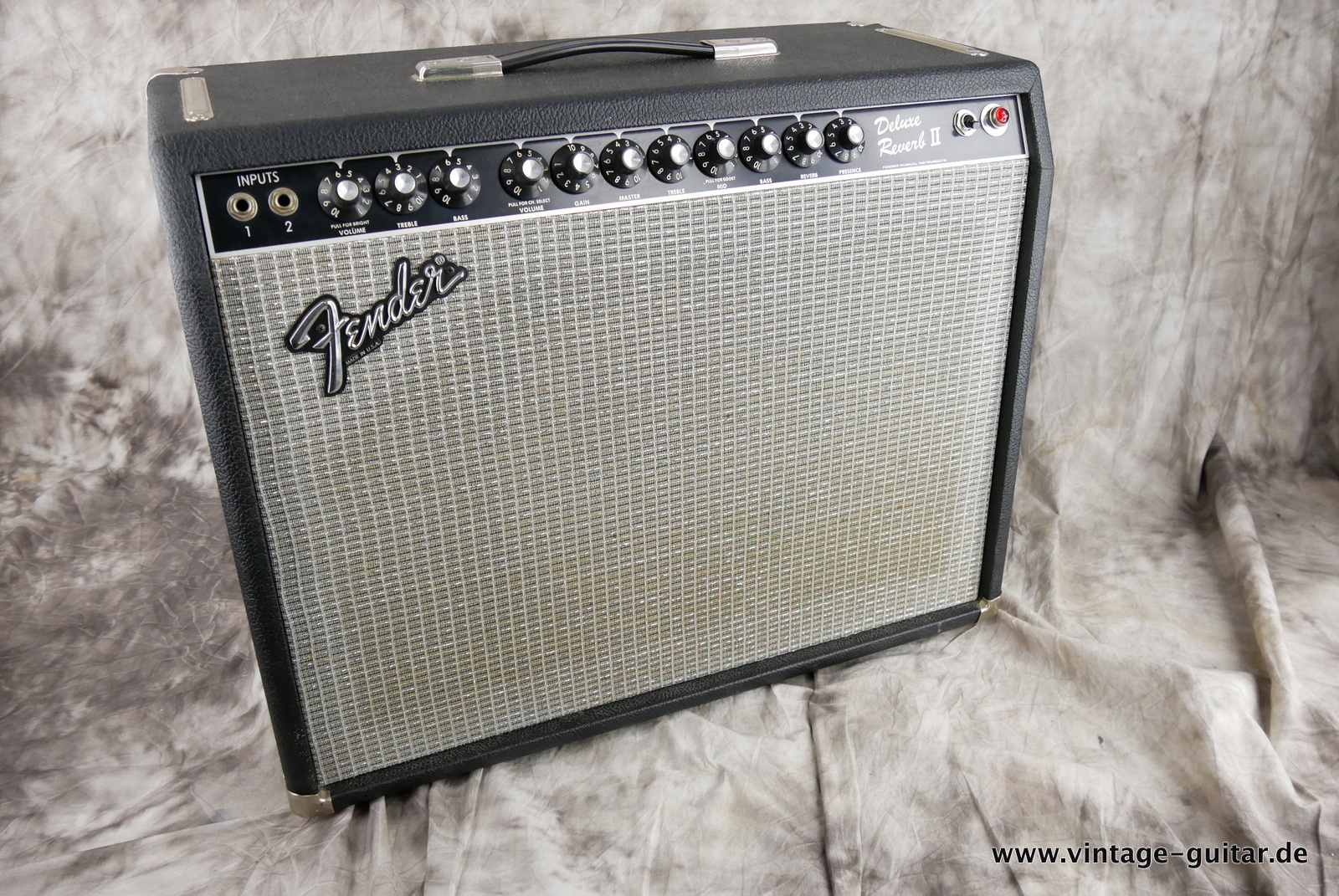 Fender Deluxe Reverb II 1980's Black Amp For Sale Vintage Guitar 